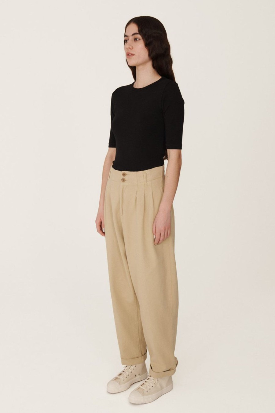 Women YMC Womens | Keaton Trouser Sand