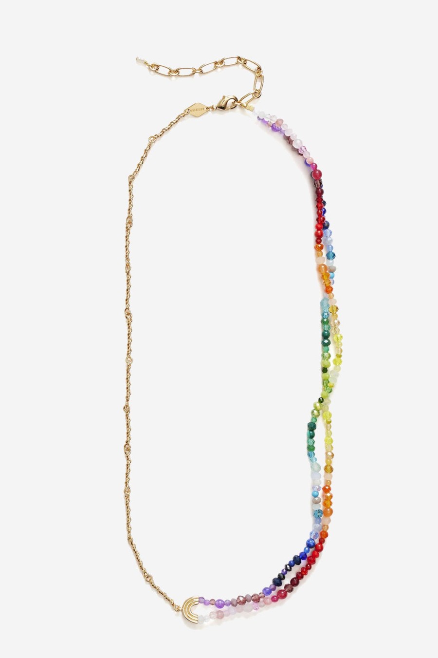 Women ANNI LU | Double Rainbow Necklace