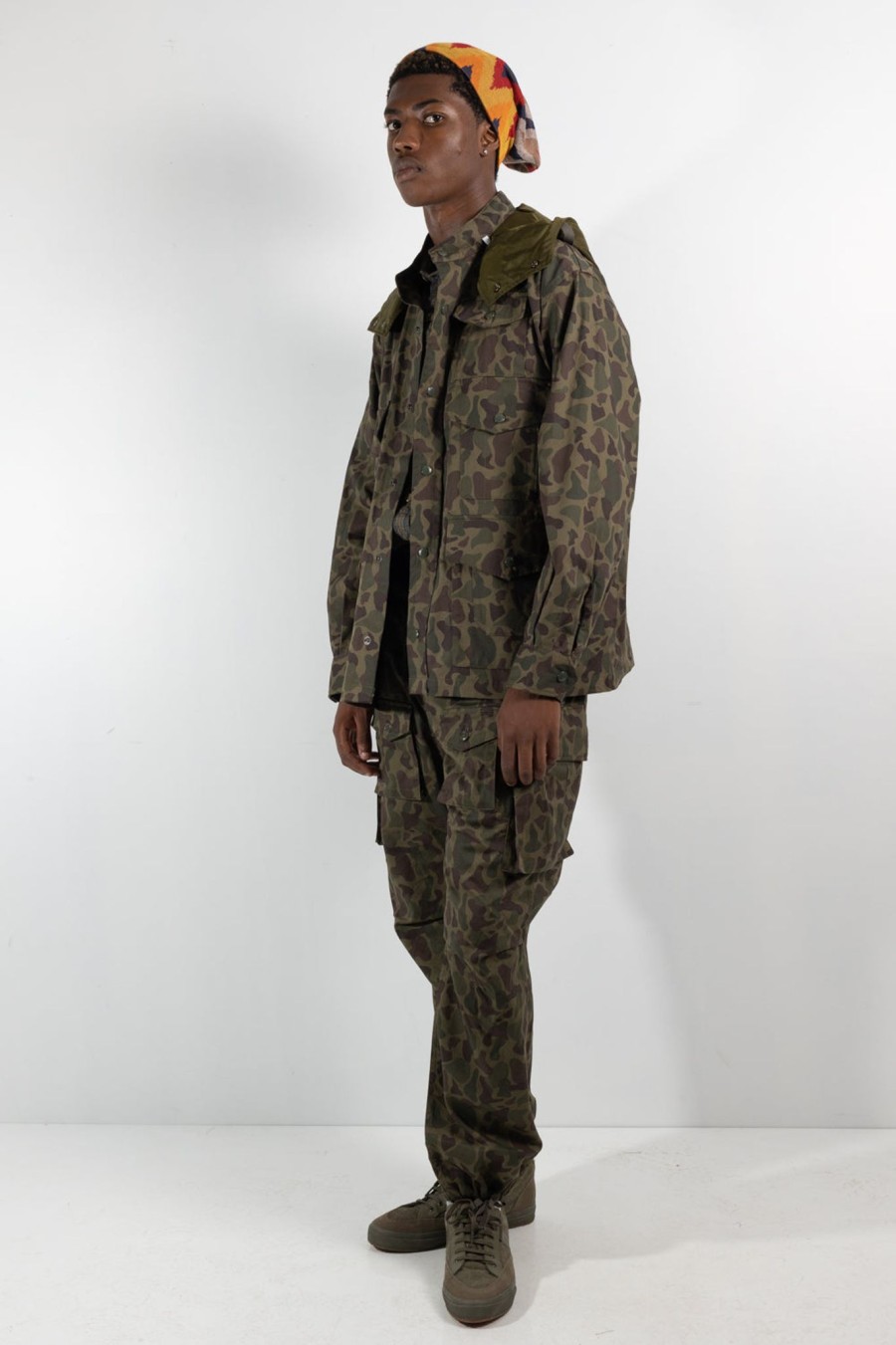 Men Engineered Garments | Cruiser Jacket Olive Camo