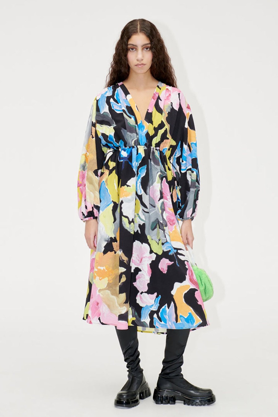 Women Stine Goya | Veroma Dress Artistic Floral