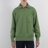 Men Universal Works | Half Zip Sweatshirt Green