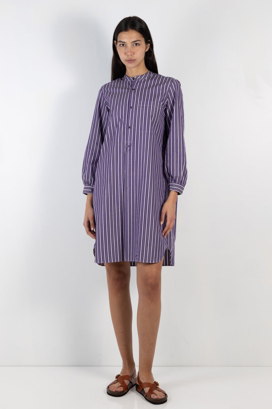 Women Soeur | Francine Dress Violet/Ecru