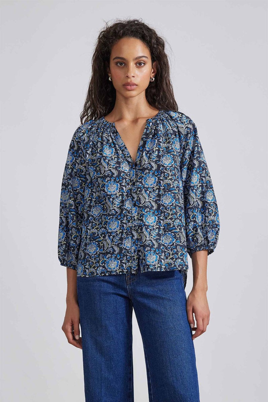 Women APIECE APART | Mitte Top Fortuna Folk Floral