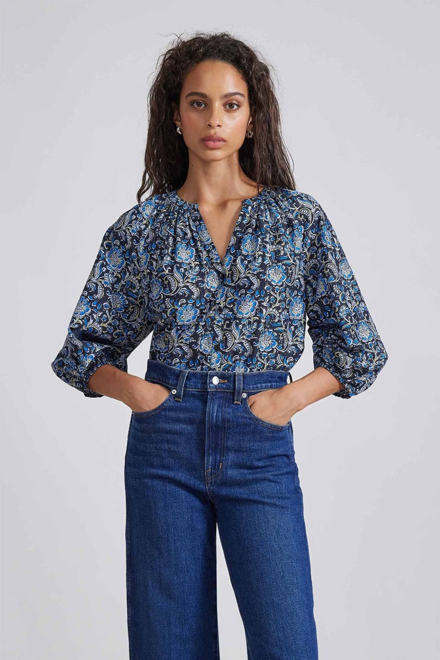 Women APIECE APART | Mitte Top Fortuna Folk Floral