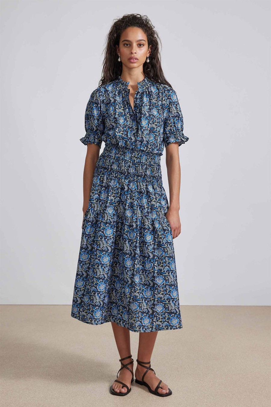 Women APIECE APART | Las Alturas Midi Dress Fortuna Folk Floral