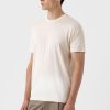 Men sunspel men | Ss Crew Neck T Shirt, Undyed