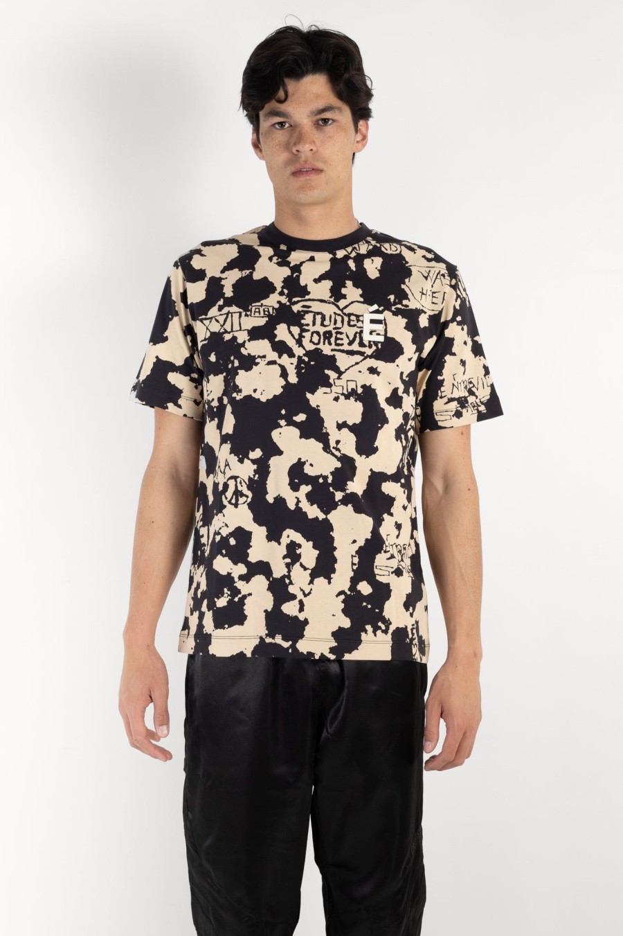 Men ETUDES | Wonder Patch Allover Tee Tree Bark