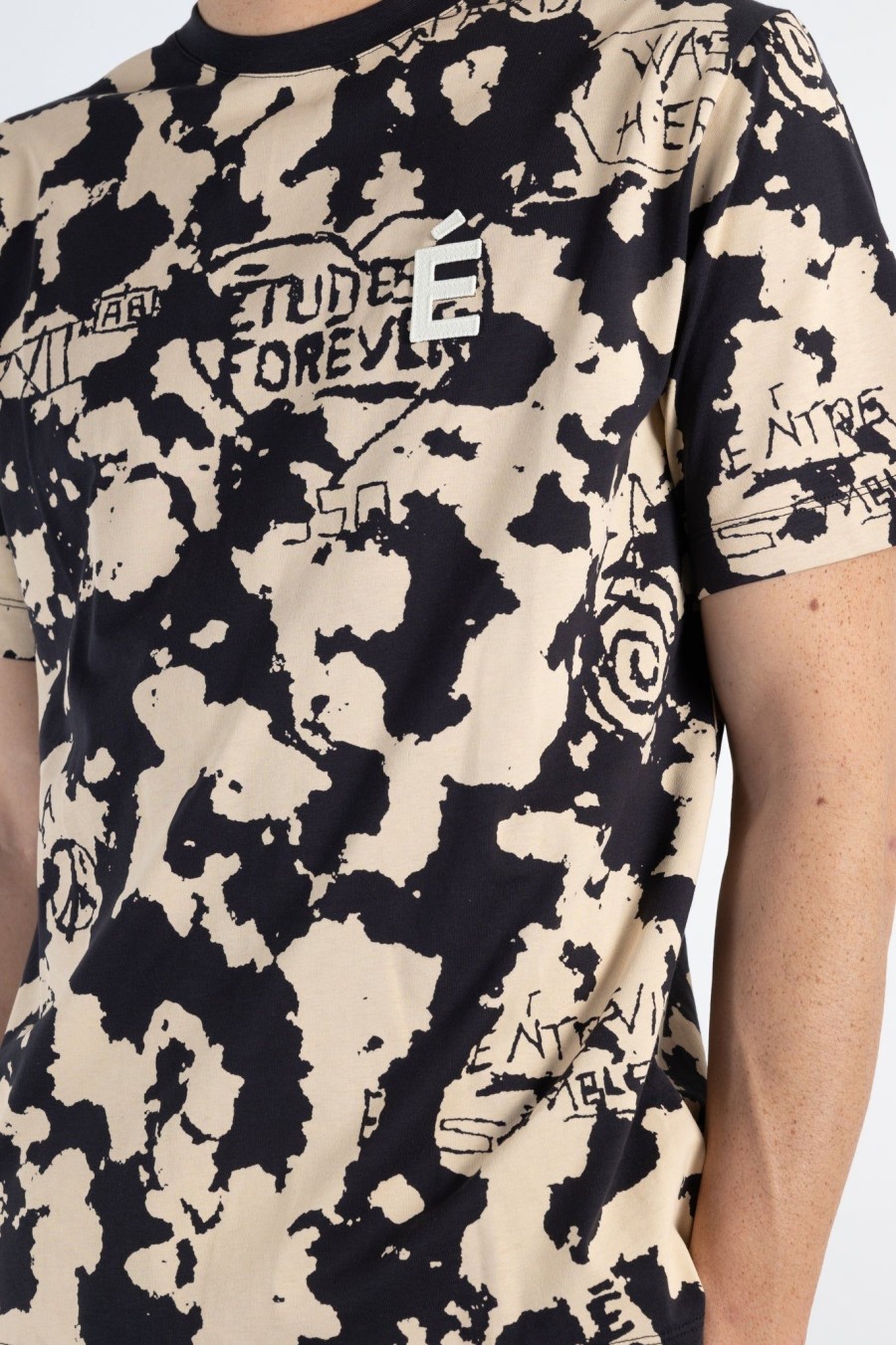 Men ETUDES | Wonder Patch Allover Tee Tree Bark