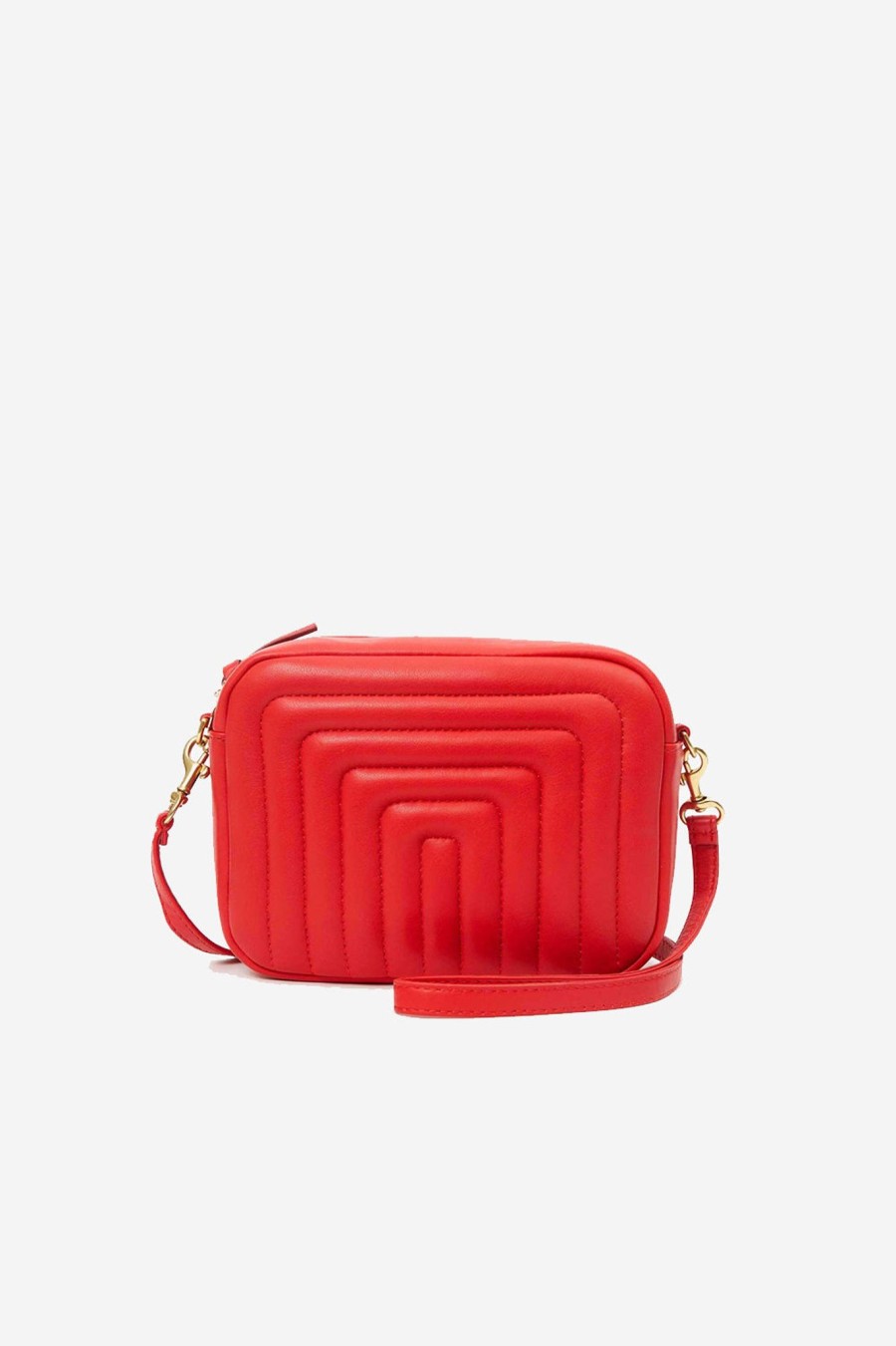 Women CLARE V | Midi Sac Quilting Rouge