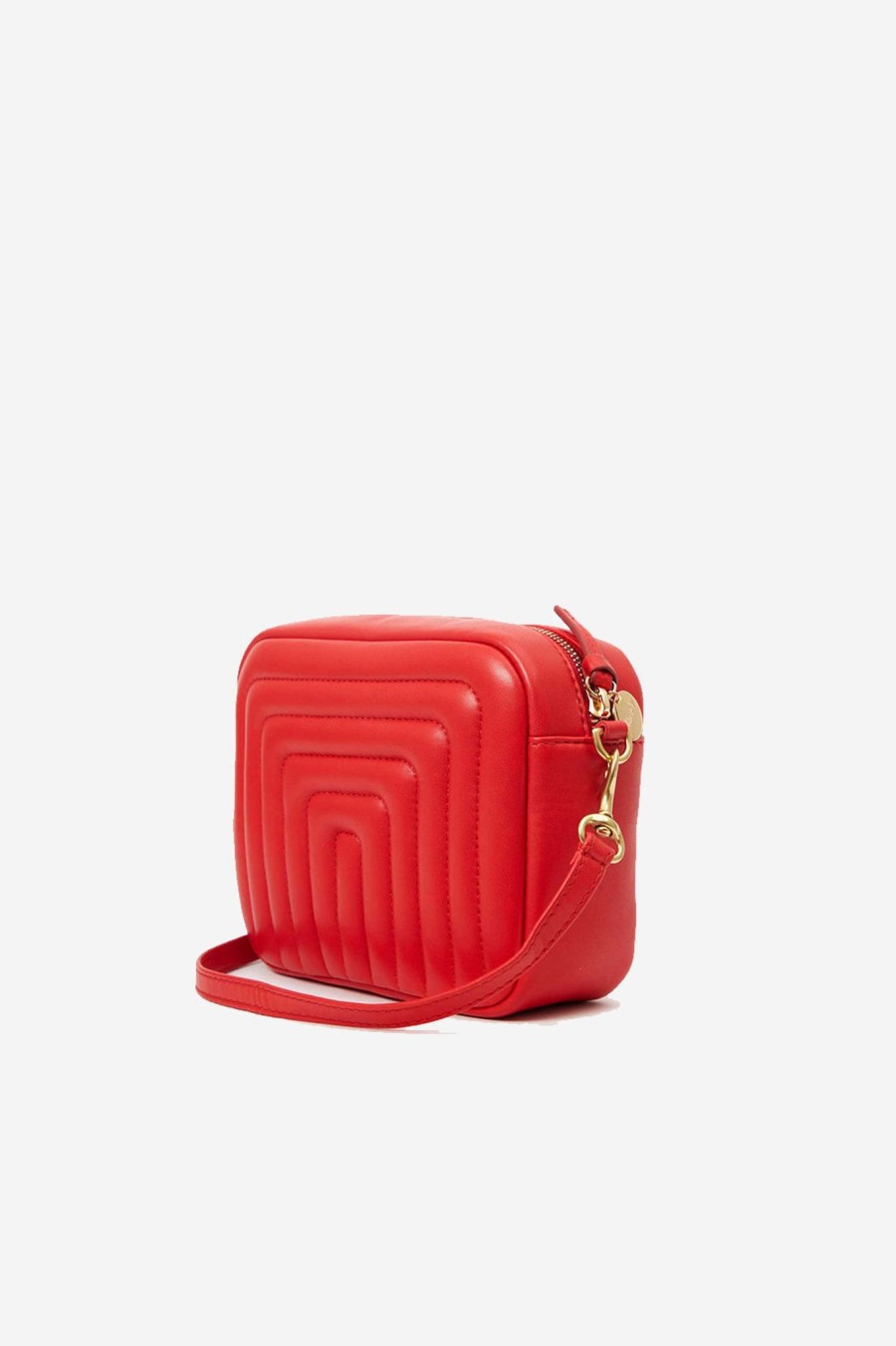 Women CLARE V | Midi Sac Quilting Rouge