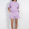 Women Haulier | Sly Cut-Off Sweatshort Lavender