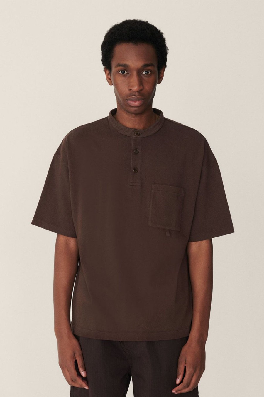 Men YMC | M.A.S.H Neps Tee Brown