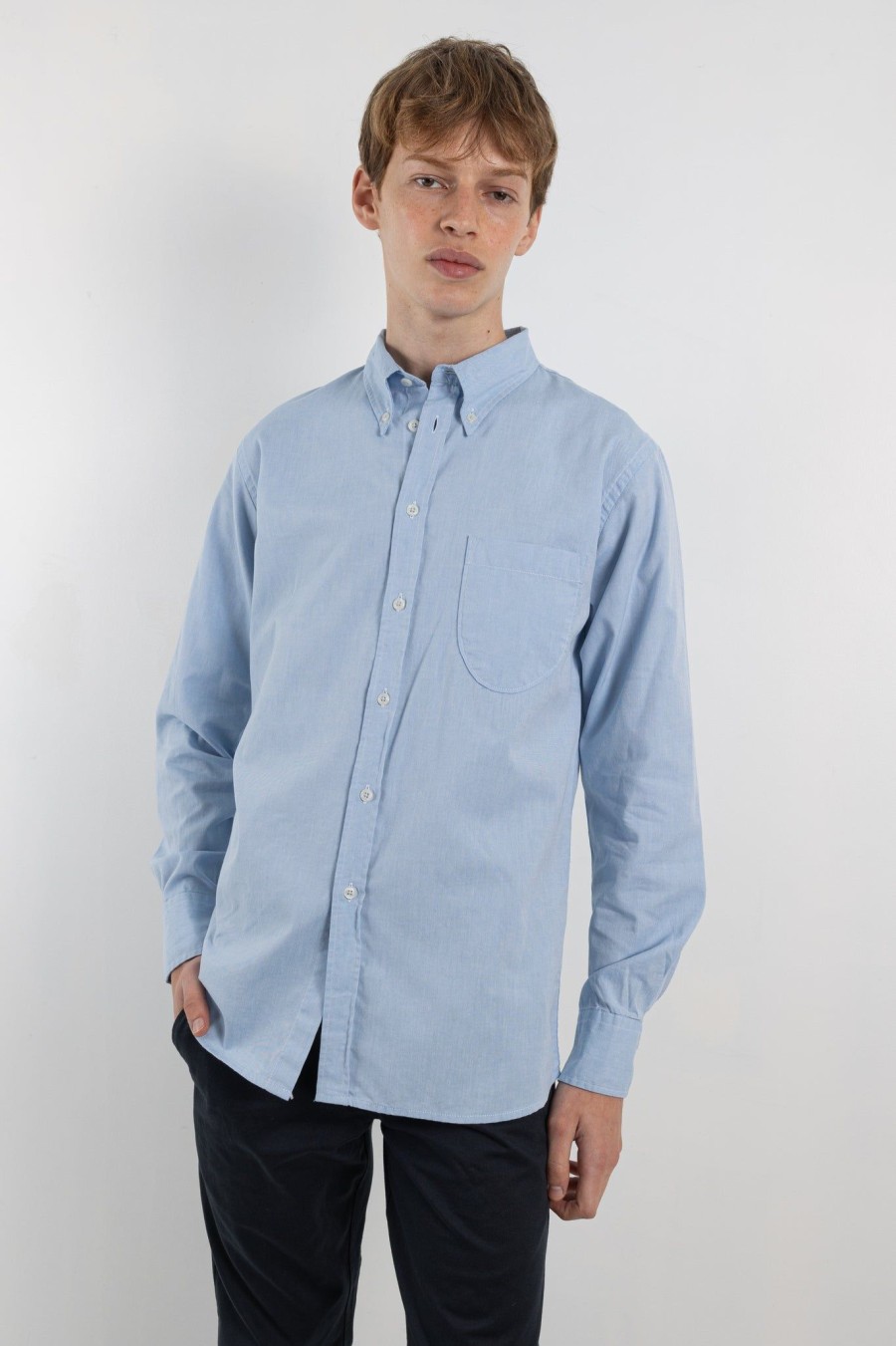 Men Universal Works | Daybrook Shirt Sky