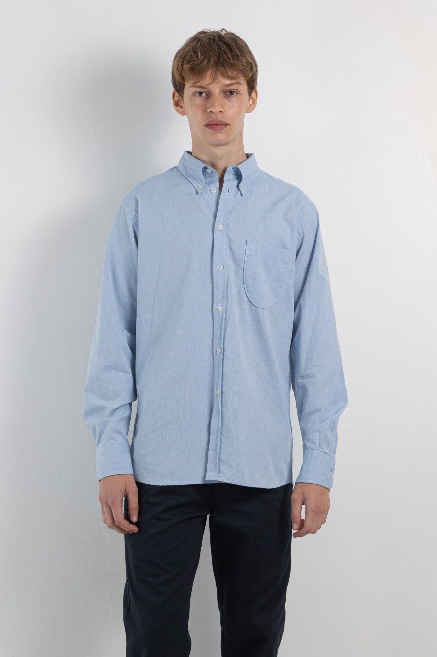 Men Universal Works | Daybrook Shirt Sky