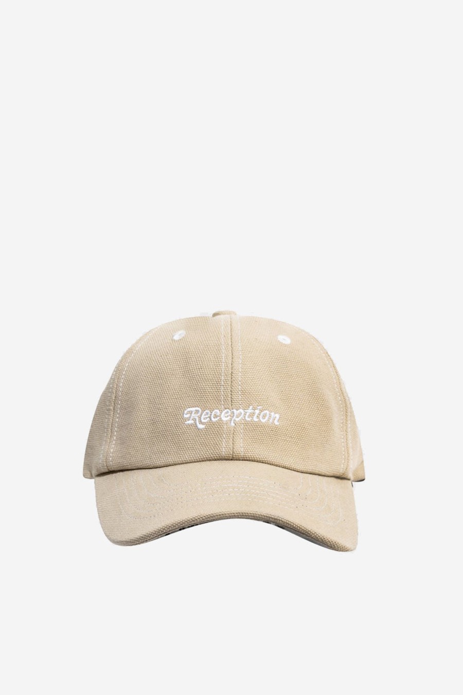 Men RECEPTION | 6 Panel Contrast Cotton, Sand