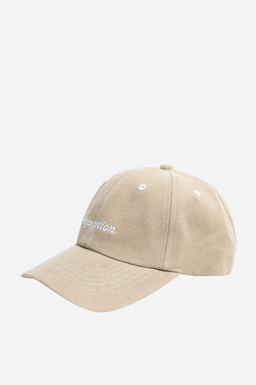 Men RECEPTION | 6 Panel Contrast Cotton, Sand