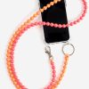 Women INA SEIFART | Phone Necklace, Neonorange/Neonpink