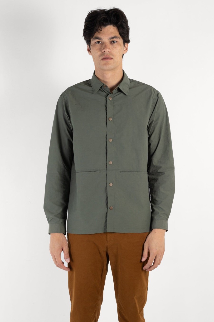 Men Kestin | Armadale Overshirt Military