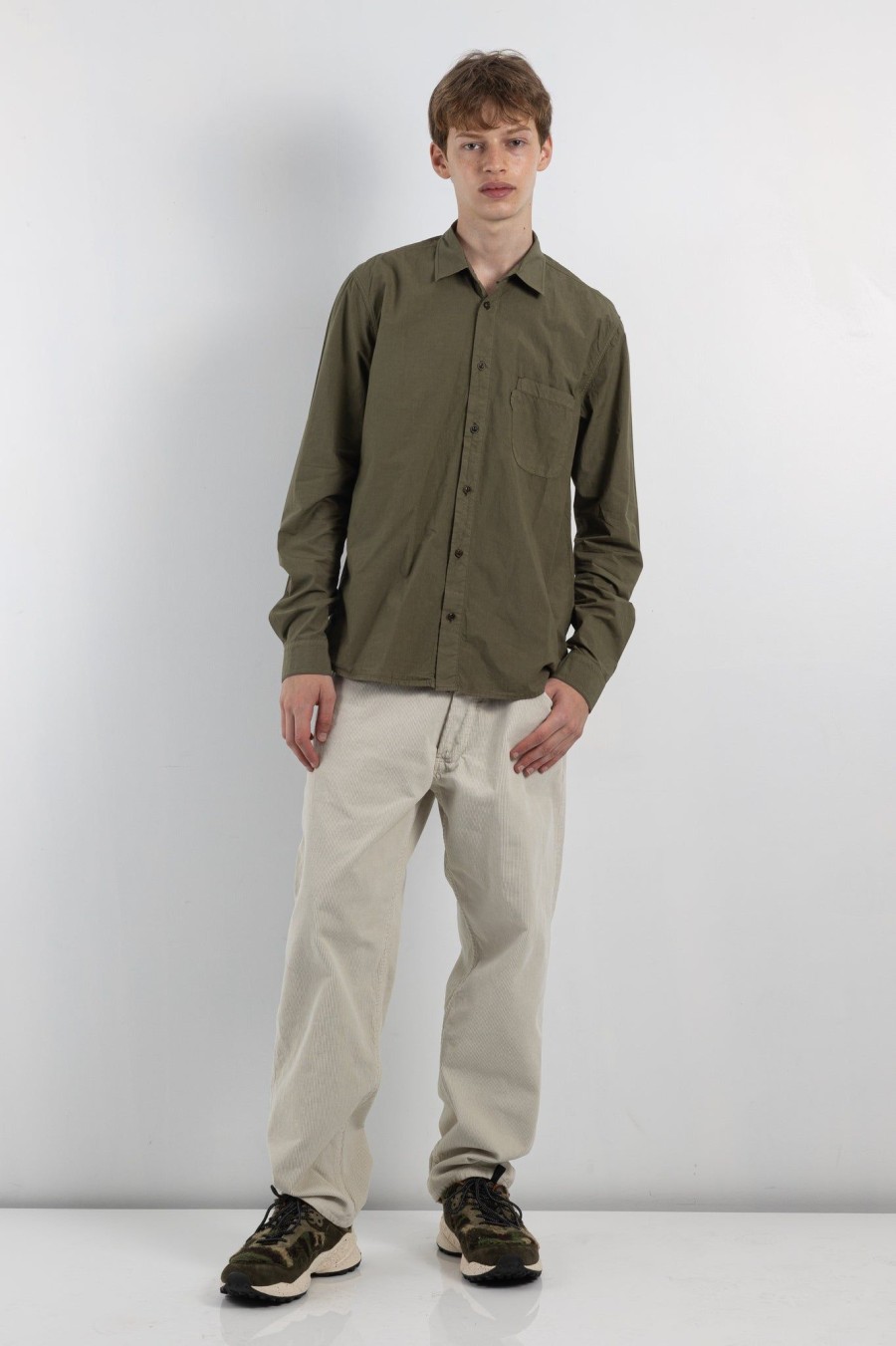 Men YMC | Curtis Shirt Olive