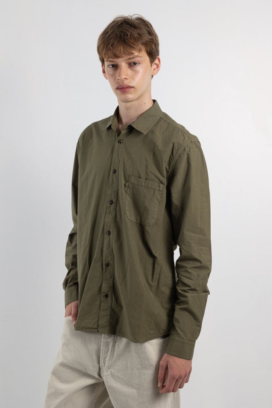 Men YMC | Curtis Shirt Olive