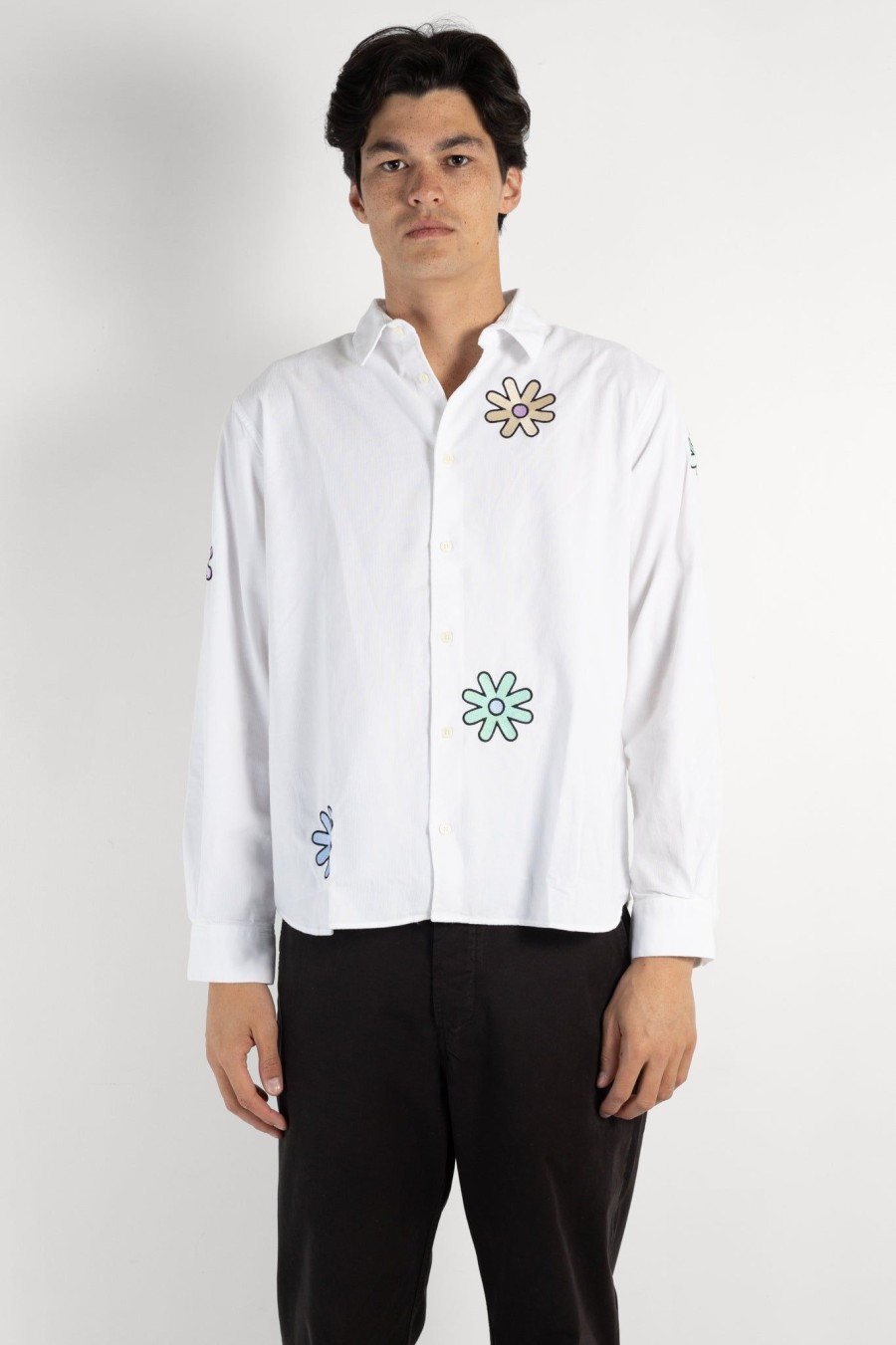 Men RECEPTION | Loose Financial Shirt White