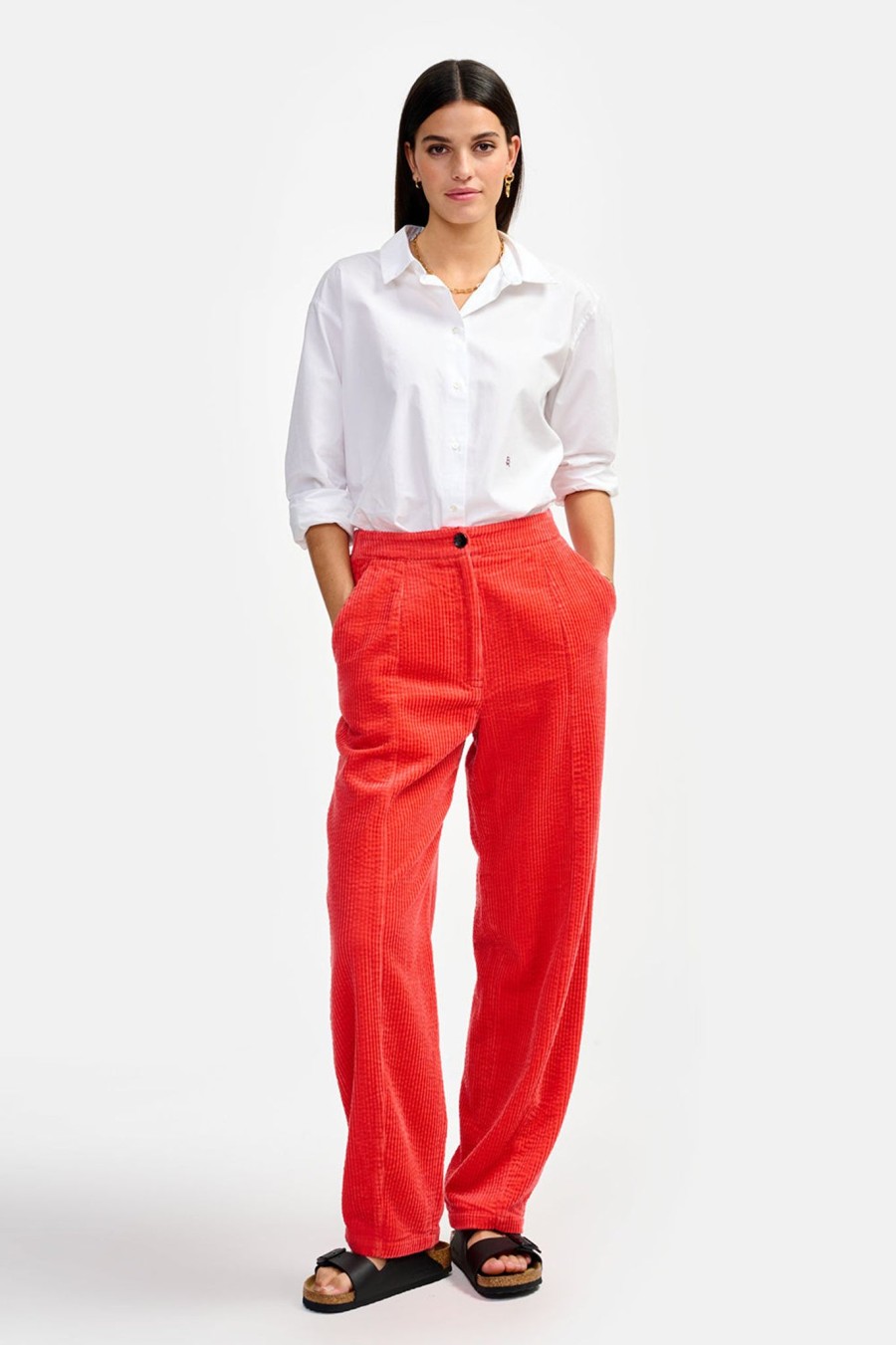 Women BELLEROSE | Dark Pants Corail