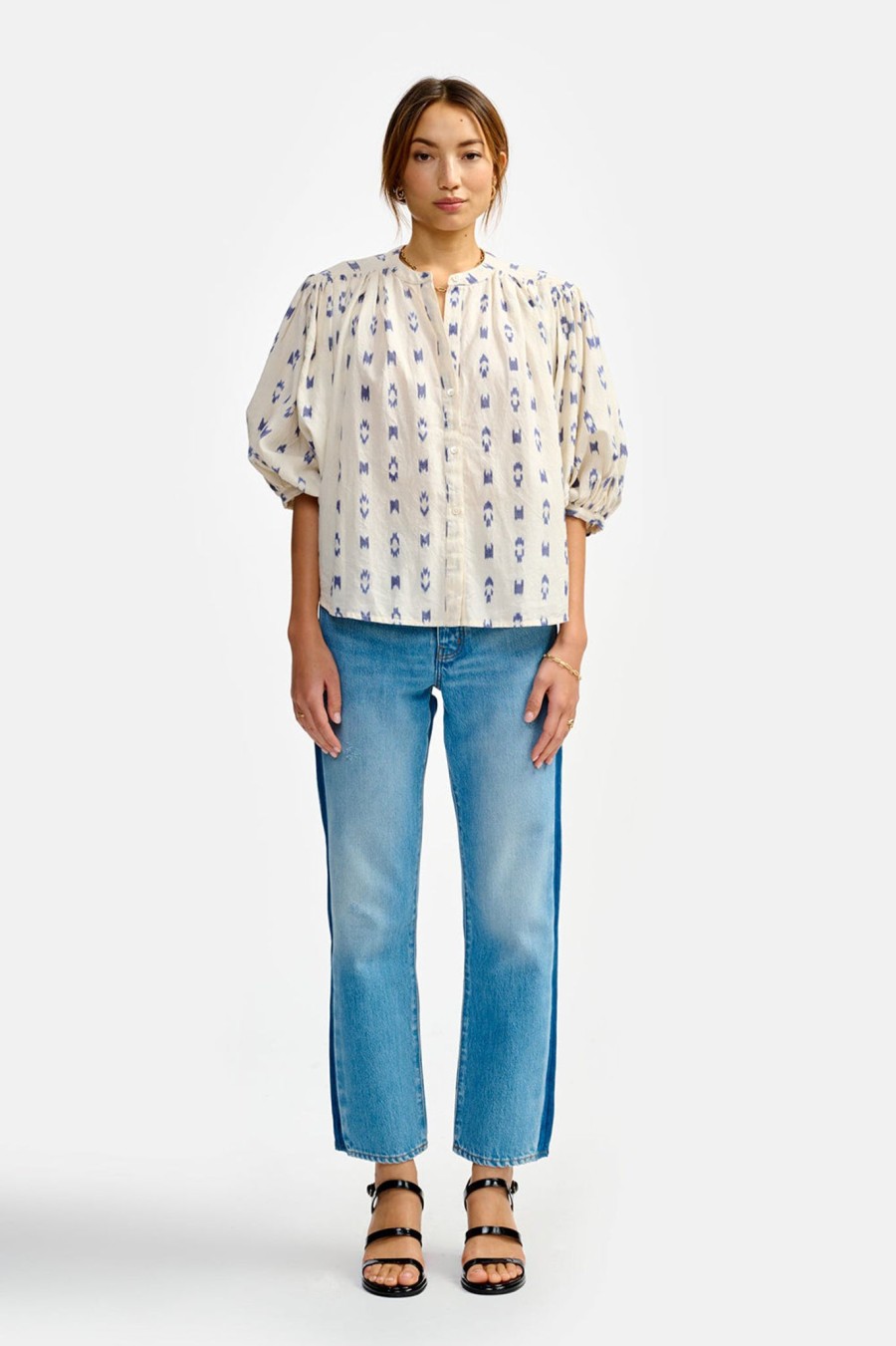 Women BELLEROSE | Ink41 Blouse Ikat Combo A