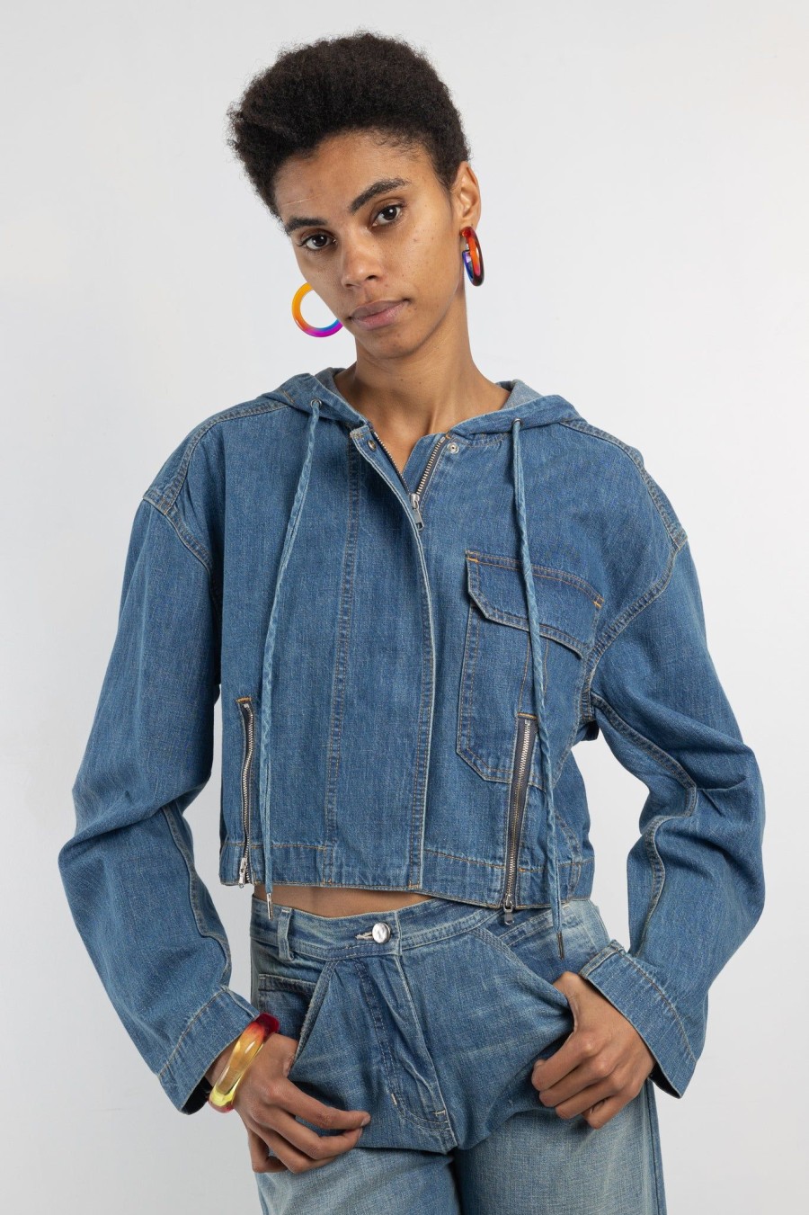 Women RACHEL COMEY | Wilson Jacket Indigo