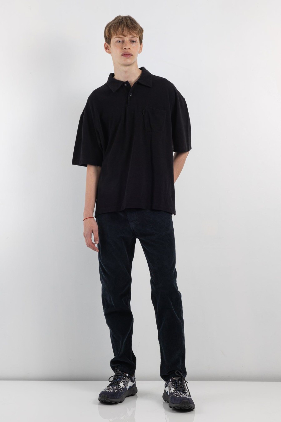 Men YMC | Polo Shirt Black