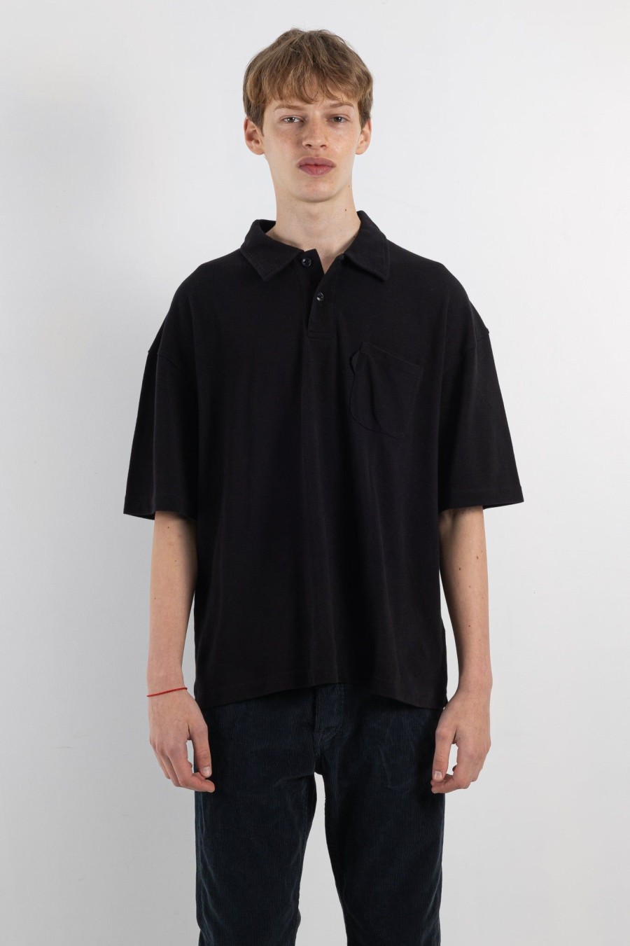 Men YMC | Polo Shirt Black