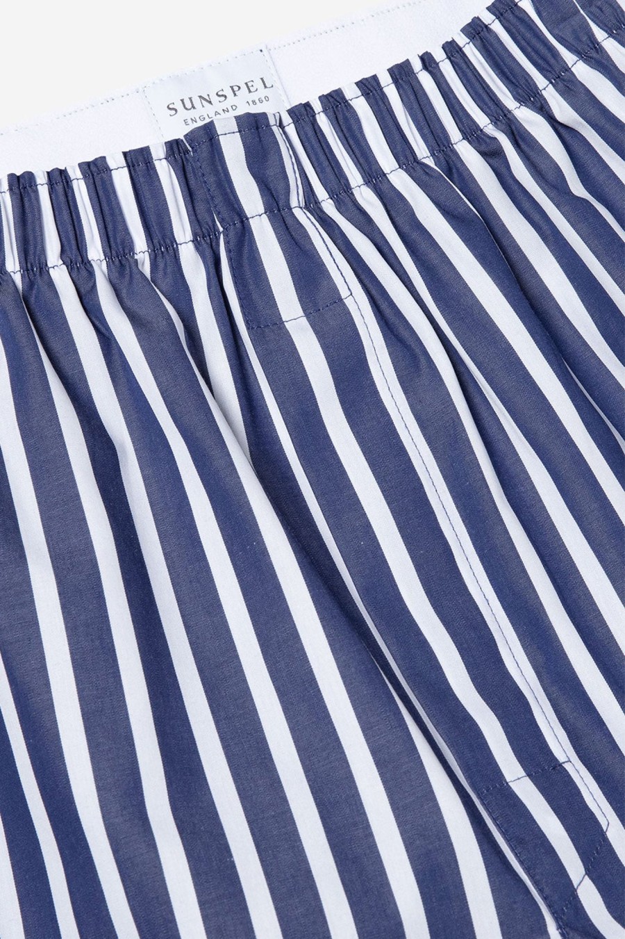 Men sunspel men | Boxer Short Stripe Navy White Stripe