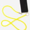 Women INA SEIFART | Phone Necklace, Neon Yellow