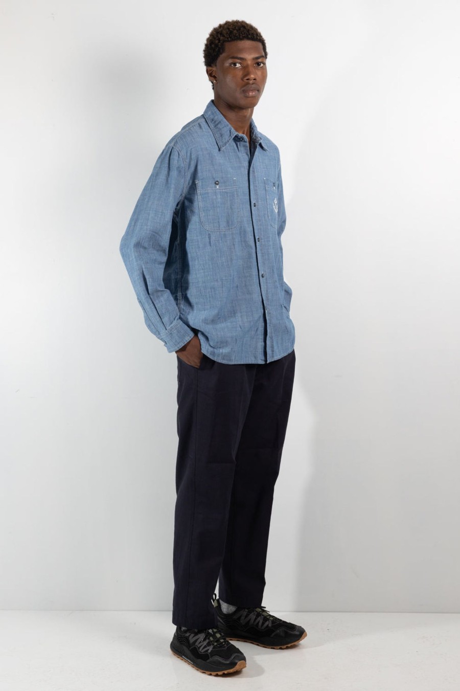 Men EAST HARBOUR SURPLUS | Marshall 082 Shirt Chambray