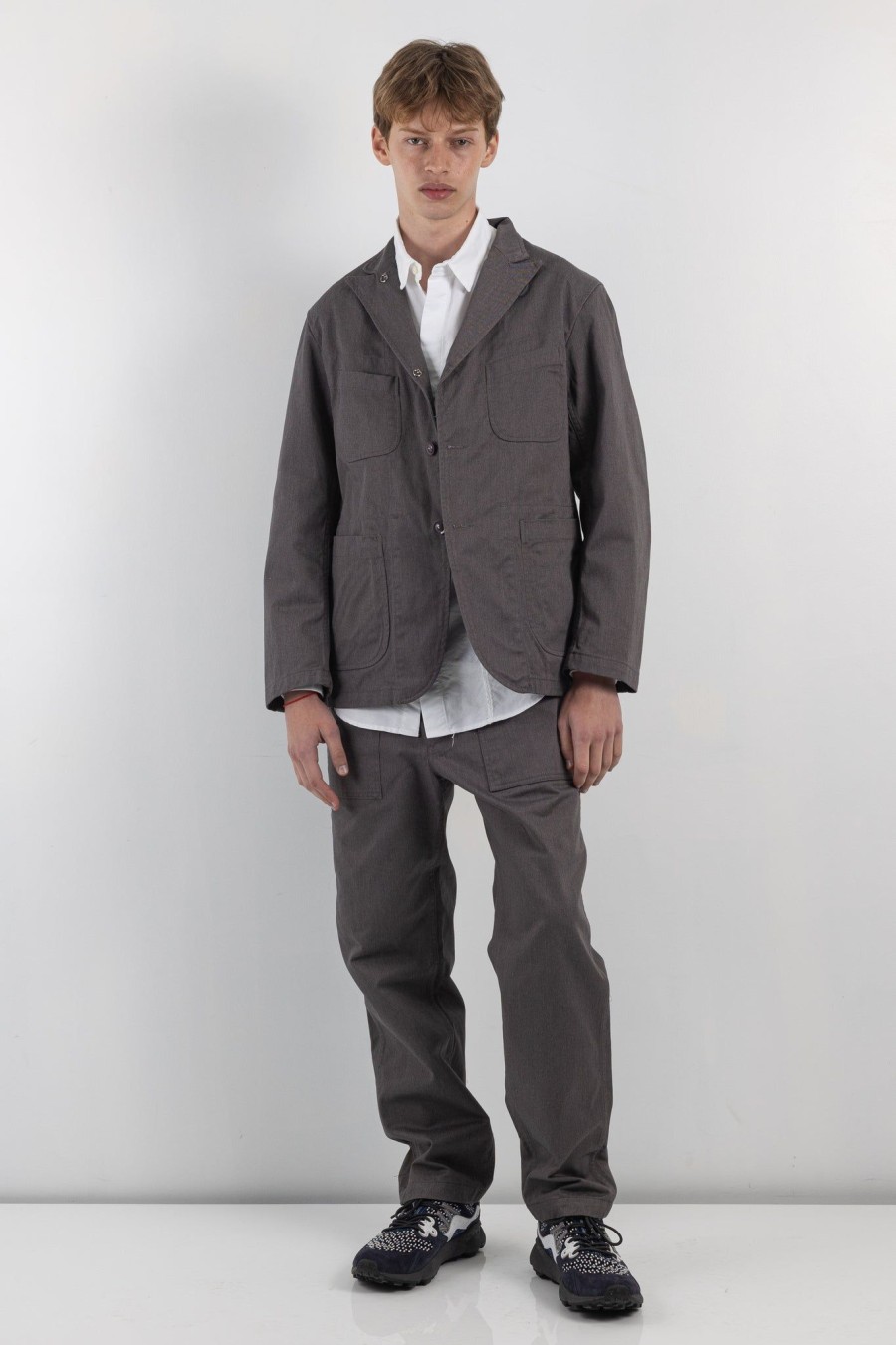 Men Engineered Garments | Bedford Jacket Grey