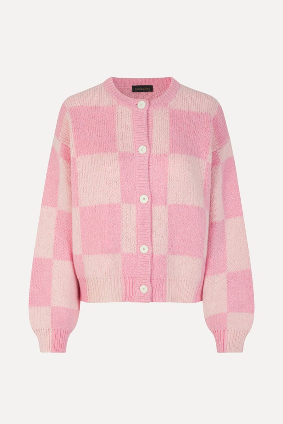 Women Stine Goya | Ash Knit Orchid Check