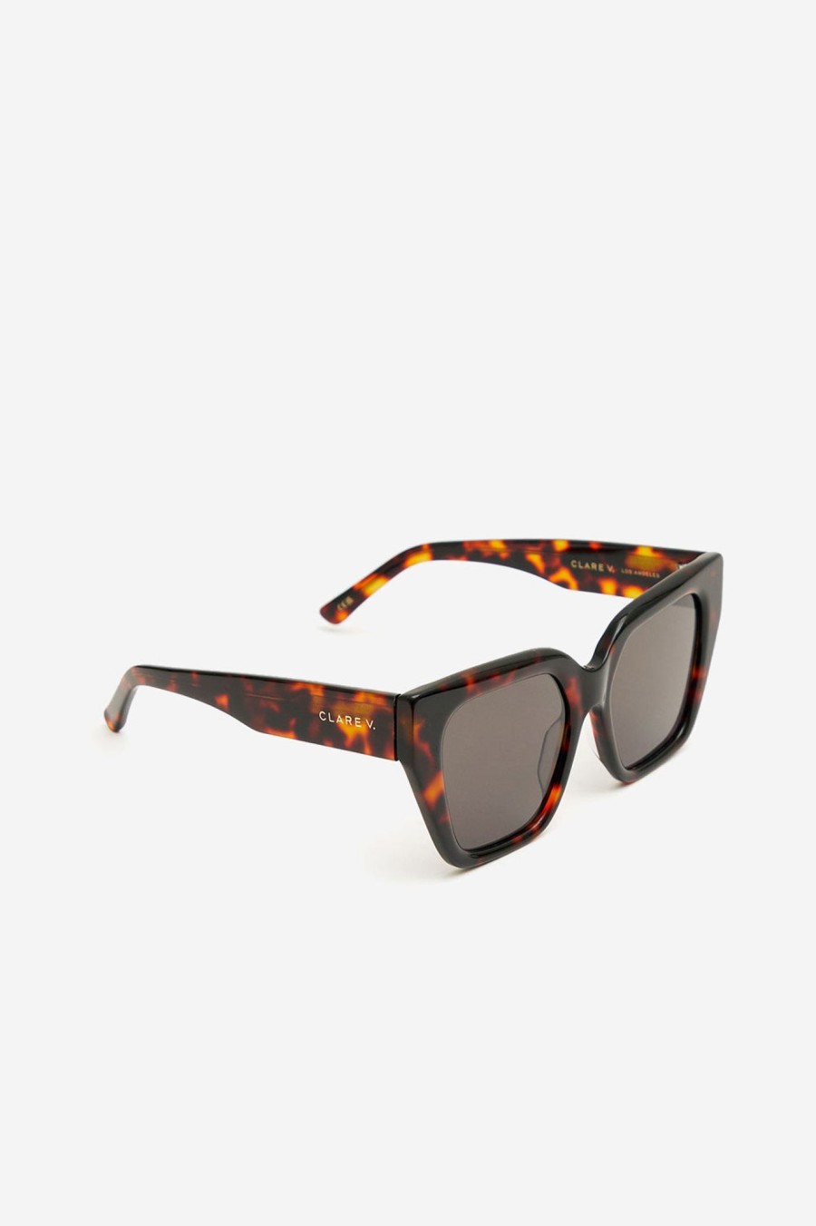 Women CLARE V | Heather Sunglasses, Tortoise