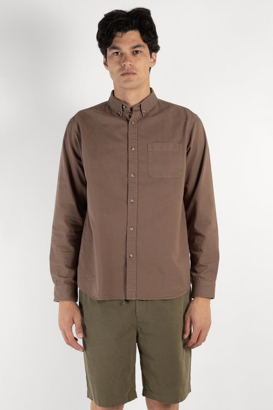 Men Kestin | Raeburn Button Down Putty