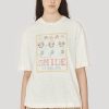 Women YMC Womens | Smile T Shirt White