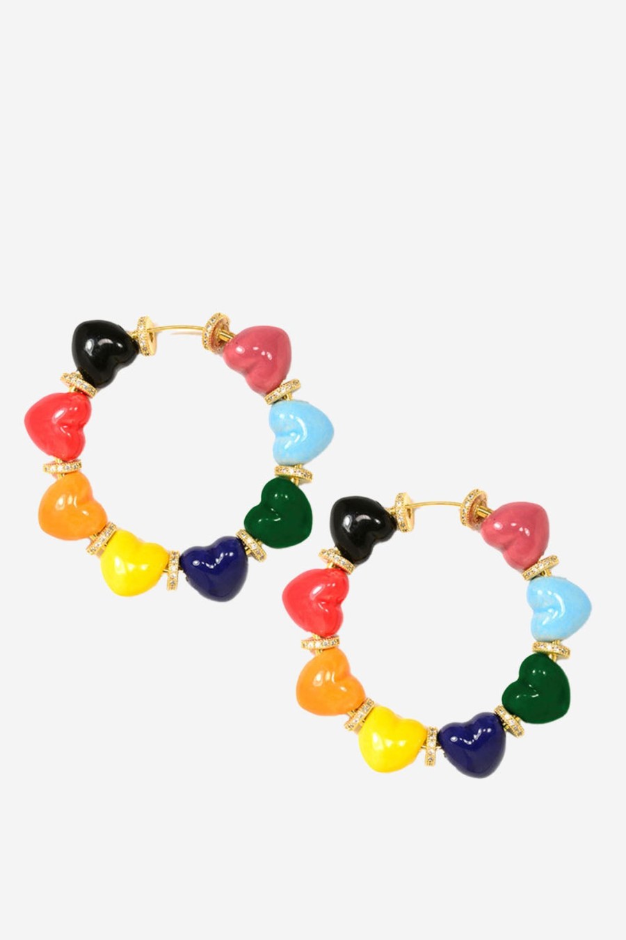 Women VENESSA ARIZAGA | Rainbow Heart Earring