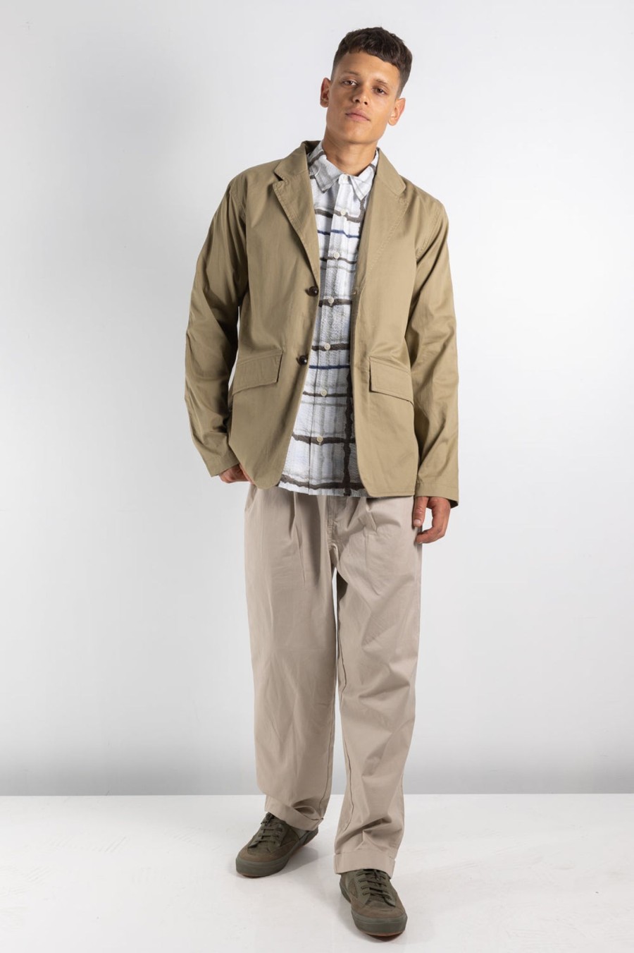 Men Garb Store | Manager Pleat Trouser Tan