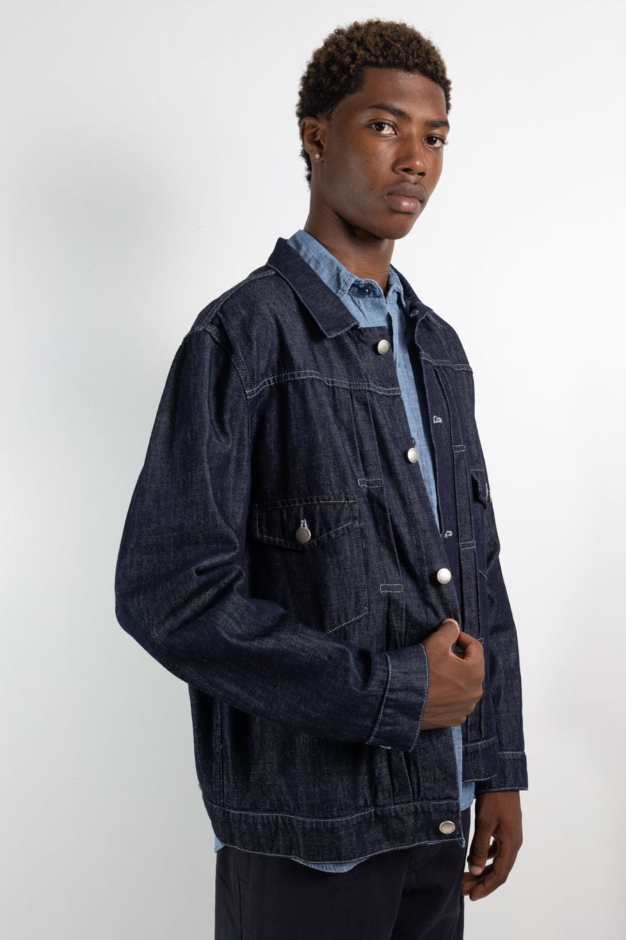 Men EAST HARBOUR SURPLUS | Rowley 093 Jacket Denim