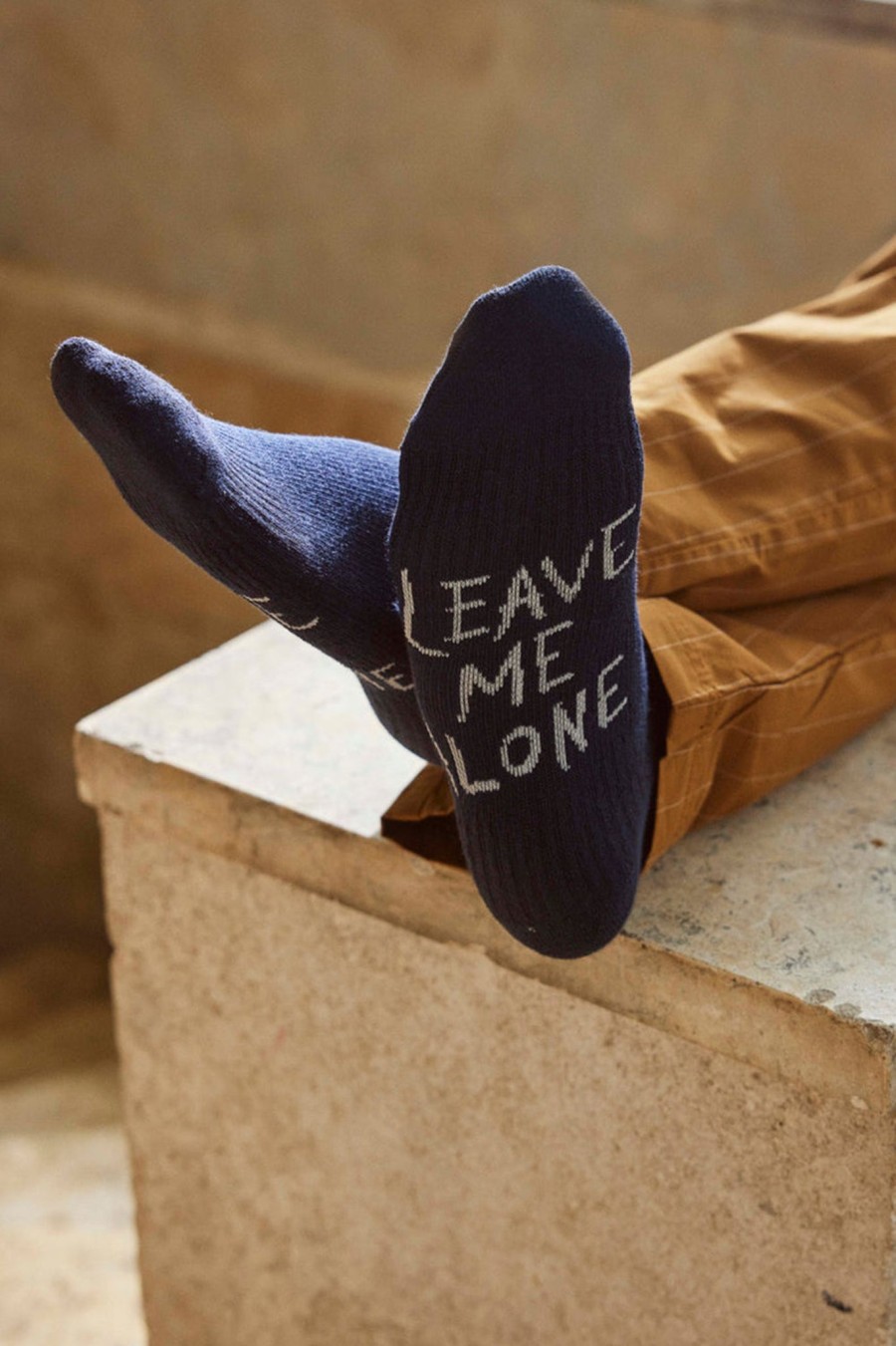 Men Foret | Alone Socks 2 Pack Navy & Cloud