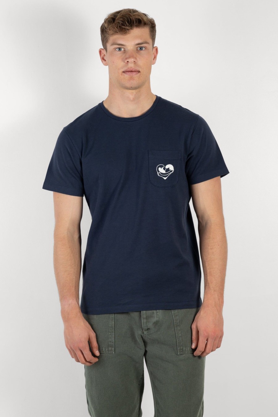 Men Cuisse de Grenouille | Ridley T-Shirt Navy