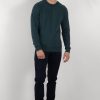 Men sunspel men | Loopback Sweatshirt Peacock