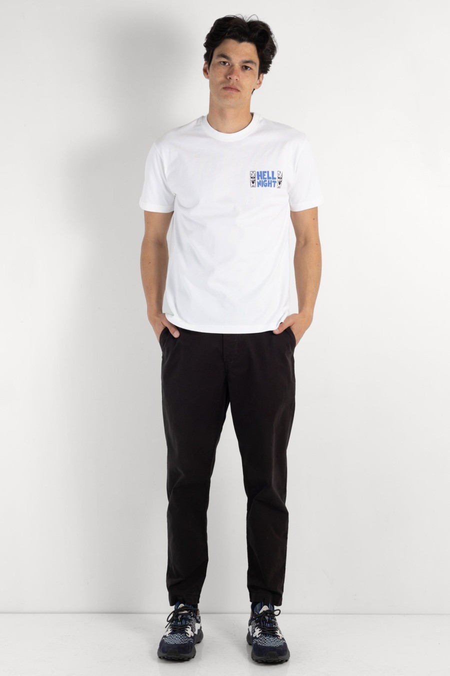 Men RECEPTION | Hell Night Tee White