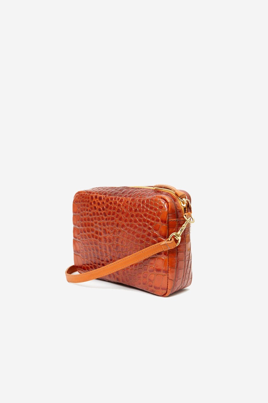 Women CLARE V | Midi Sac Autumn Croco