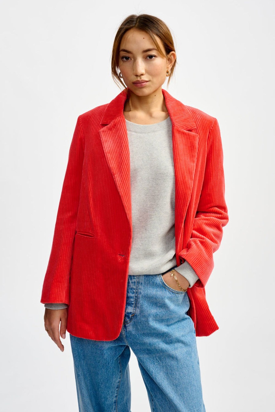 Women BELLEROSE | Veil Jacket Corail