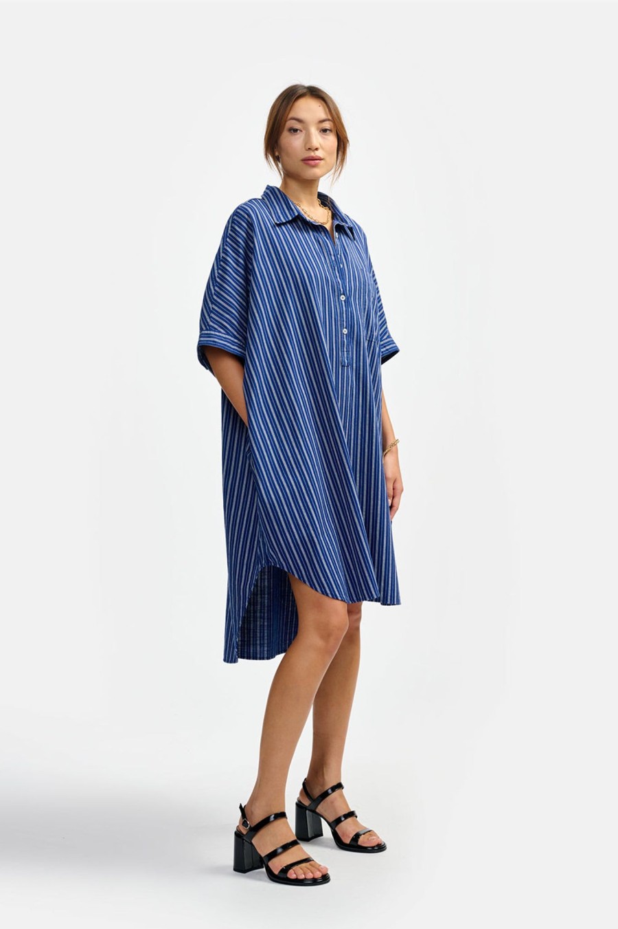 Women BELLEROSE | Gleen 41 Dress Stripe B