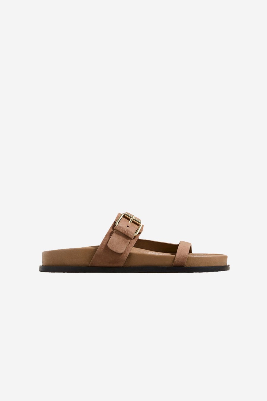 Women A.EMERY | The Prince Sandal Nutmeg Suede